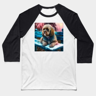 Cavoodle In The Park Baseball T-Shirt